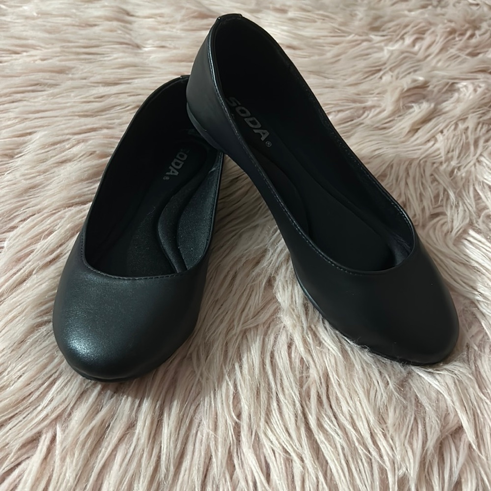 Women’s Black Soda flats